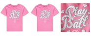 Outerstuff Girls Preschool Pink Boston Red Sox Ball T-shirt